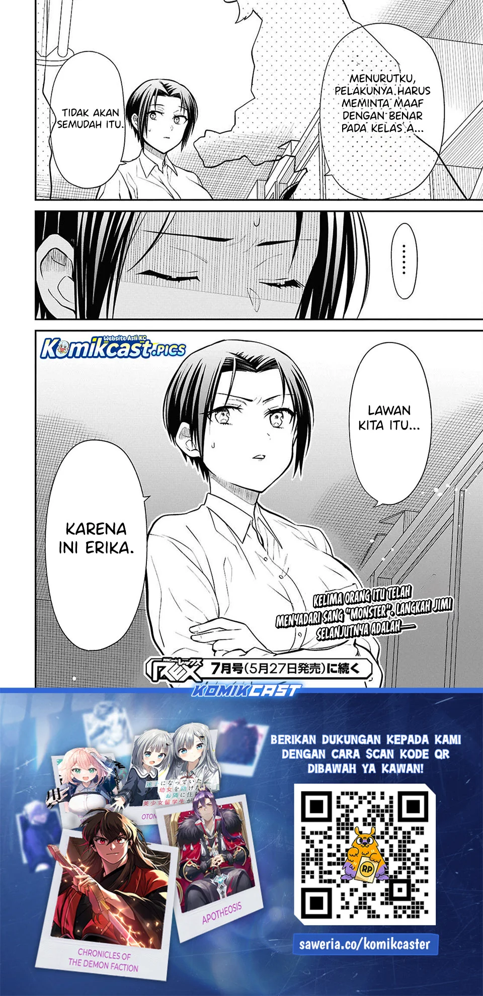 1-nen A-gumi no Monster Chapter 83 Gambar 22