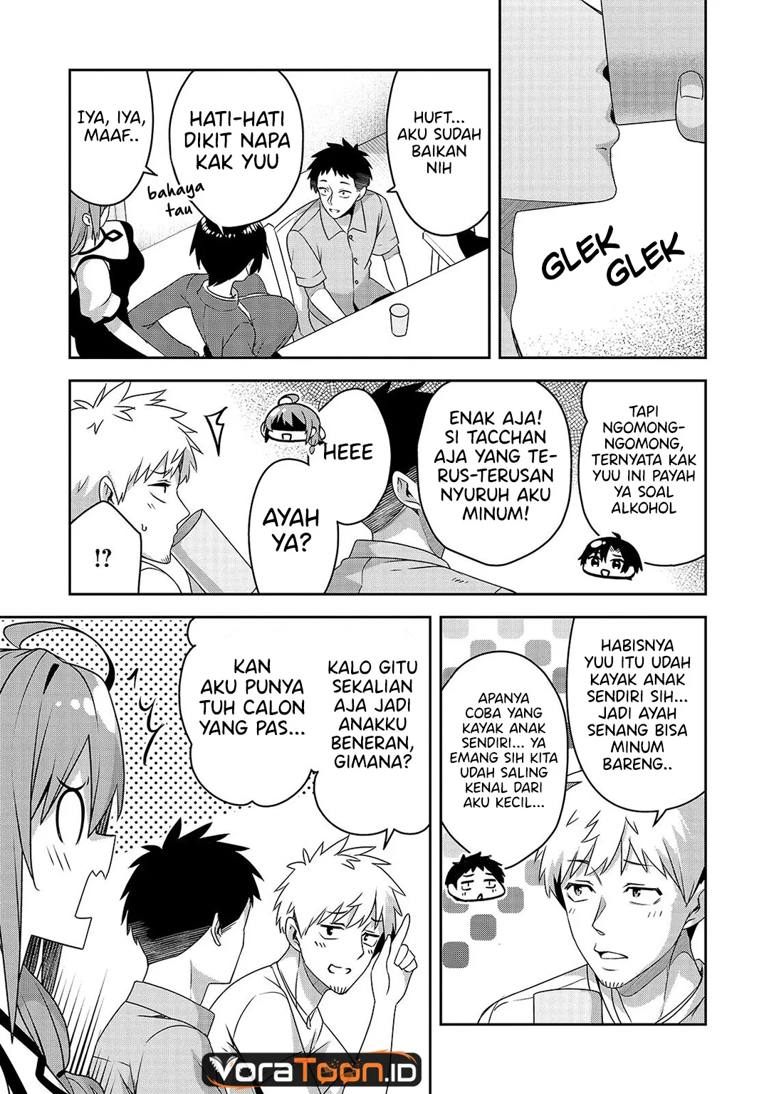 10-Nen Buri ni Saikai shita Kusogaki wa Seijun Bishoujo JK ni Seichou shiteita Chapter 24.2 halaman 7