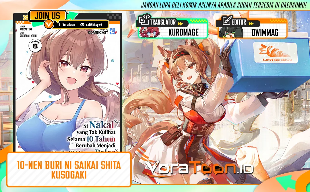 10-Nen Buri ni Saikai shita Kusogaki wa Seijun Bishoujo JK ni Seichou shiteita Chapter 25.1 halaman 2