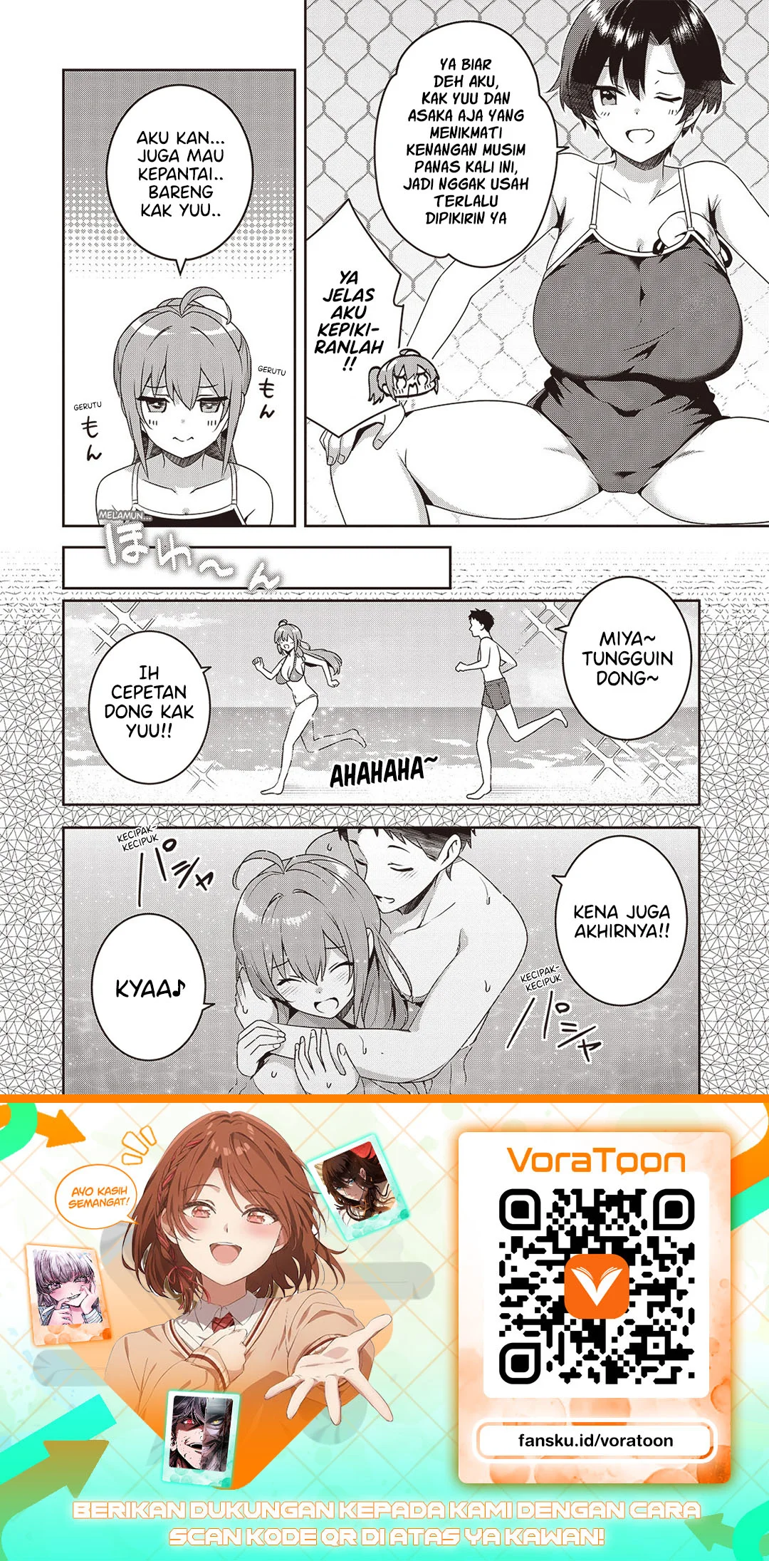 10-Nen Buri ni Saikai shita Kusogaki wa Seijun Bishoujo JK ni Seichou shiteita Chapter 25.1 Gambar 11