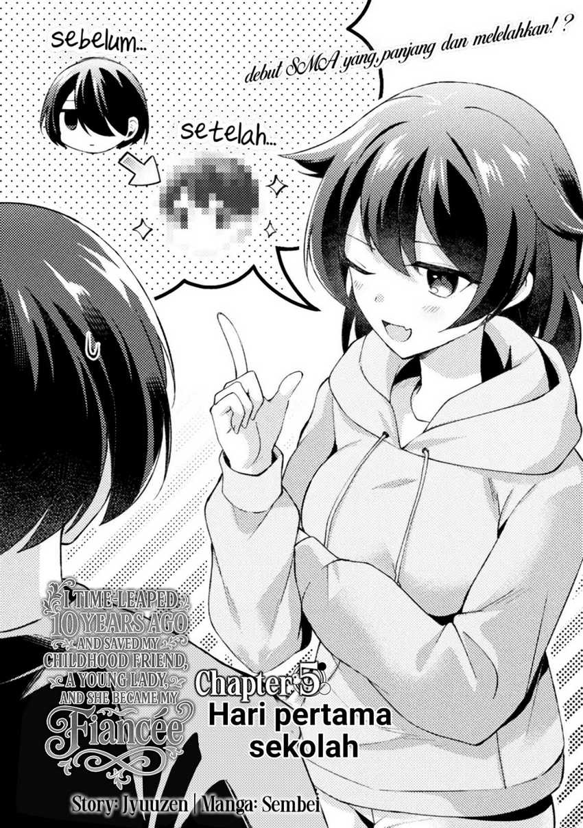 Baca 10-nenmae ni Time Leap shite Osananajimi no Ojousama wo Tasuketara Iinazuke ni Narimashita Chapter 5 Gambar 2