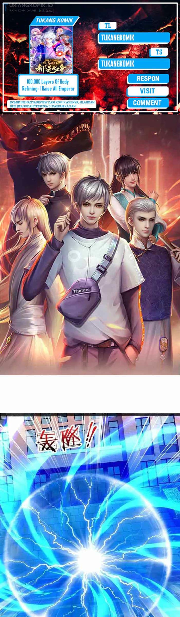 Baca Komik 100.000 Layers Of Body Refining: I Raise All Emperor Chapter 332 Gambar 1