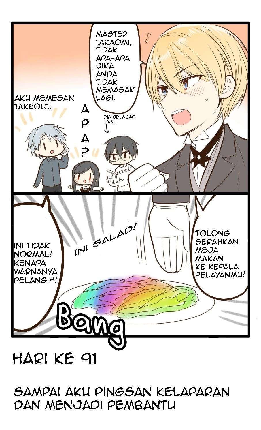 Baca Komik 100 Nichigo ni Kuufuku de Taore Maid ni Naru Onna no Ko Chapter 9 Gambar 1
