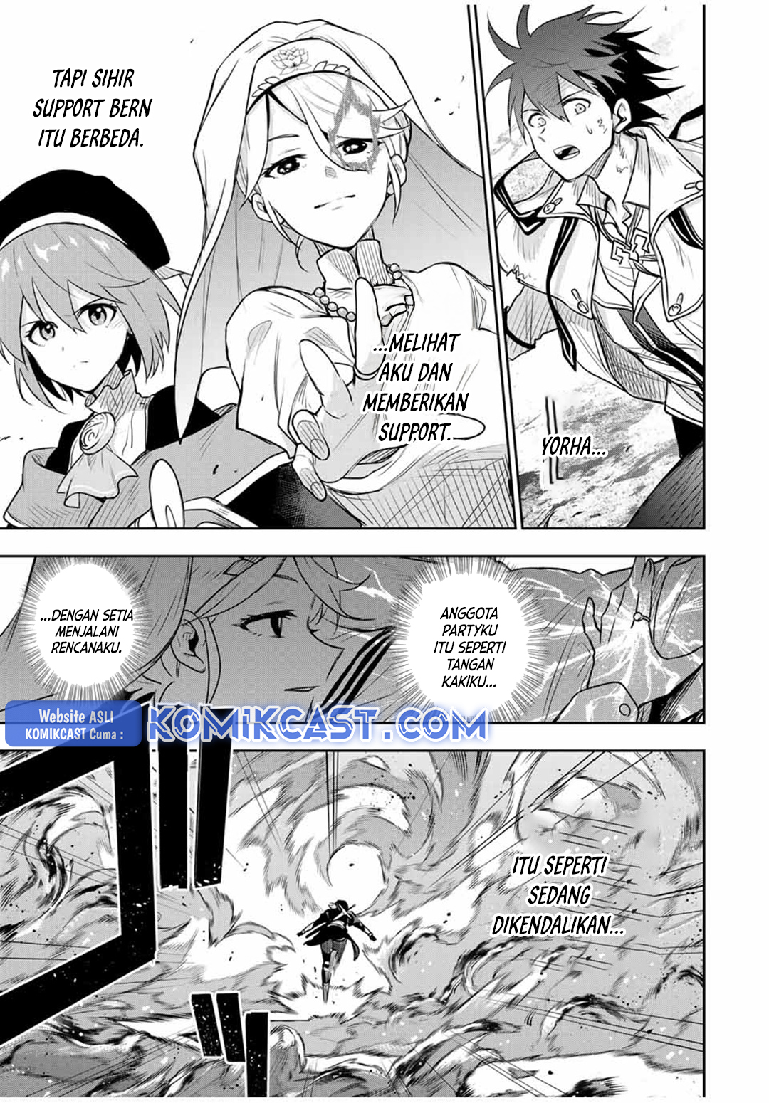 A Court Magician, Who Was Focused On Supportive Magic Because His Allies Were Too Weak, Aims To Become The Strongest After Being Banished Chapter 138 Gambar 11