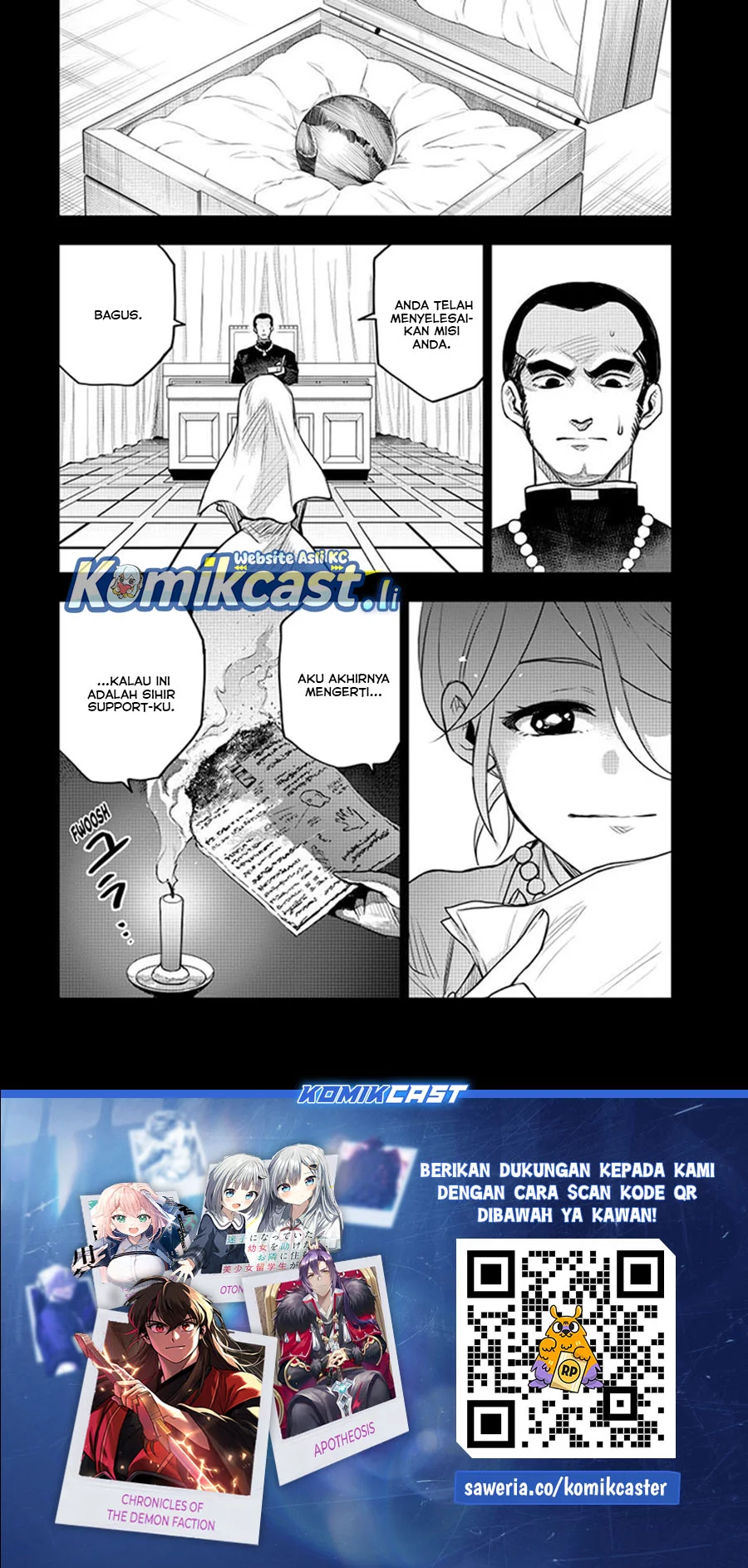 A Court Magician, Who Was Focused On Supportive Magic Because His Allies Were Too Weak, Aims To Become The Strongest After Being Banished Chapter 141 Gambar 18