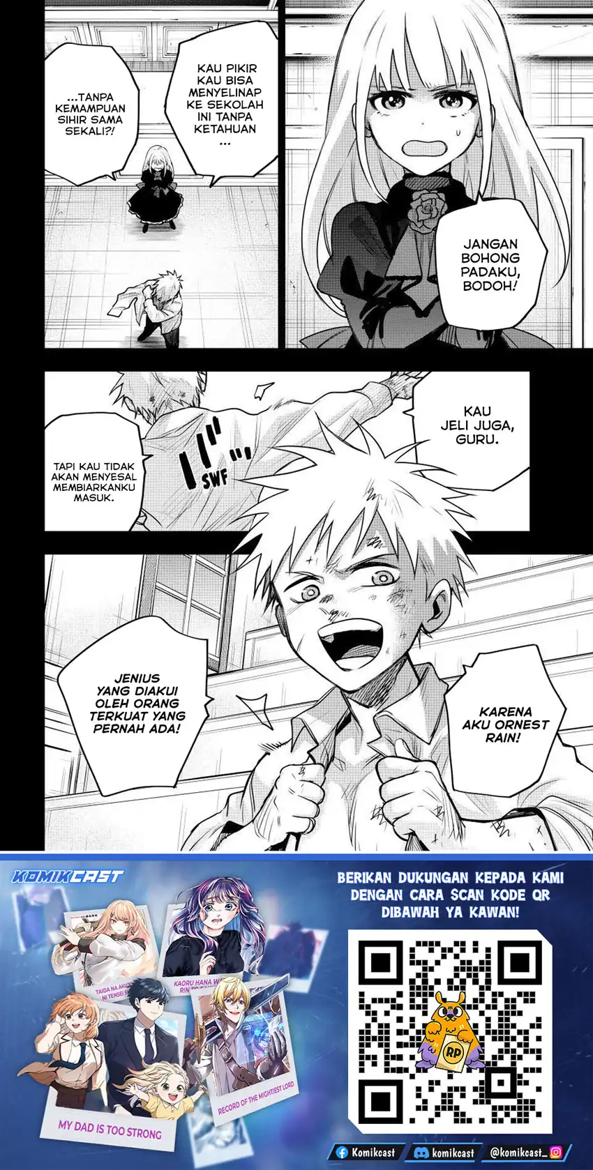 A Court Magician, Who Was Focused On Supportive Magic Because His Allies Were Too Weak, Aims To Become The Strongest After Being Banished Chapter 194 Gambar 19