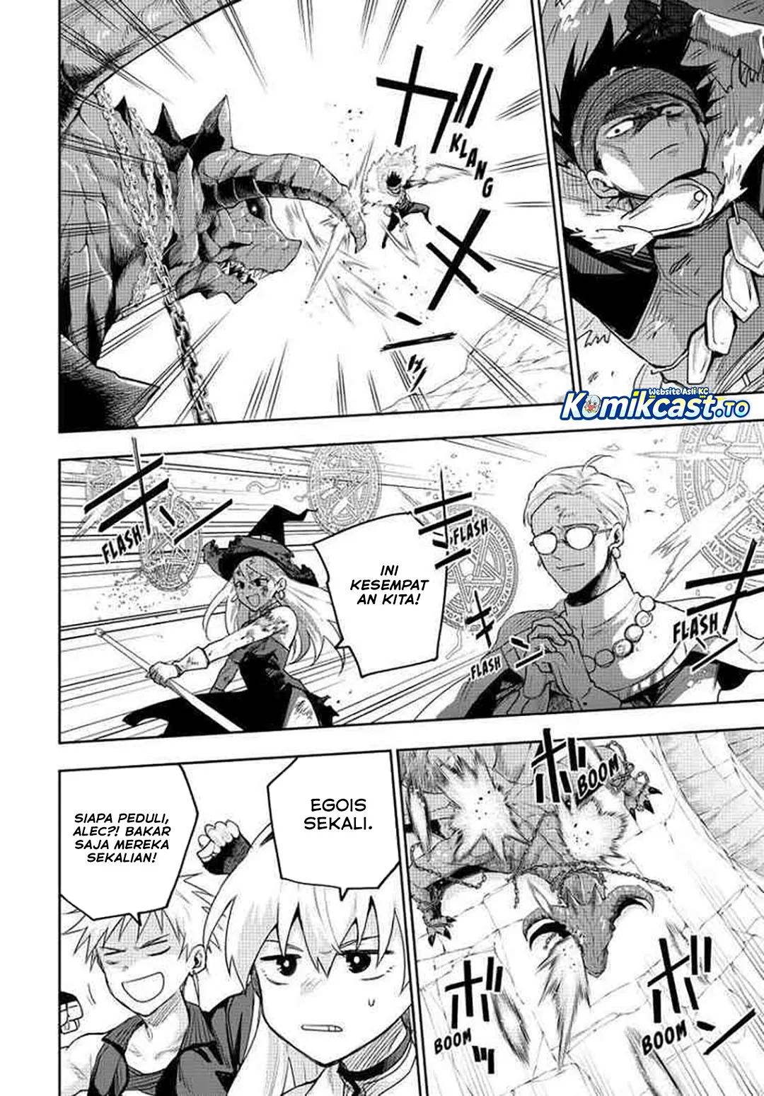 A Court Magician, Who Was Focused On Supportive Magic Because His Allies Were Too Weak, Aims To Become The Strongest After Being Banished Chapter 196 Gambar 17