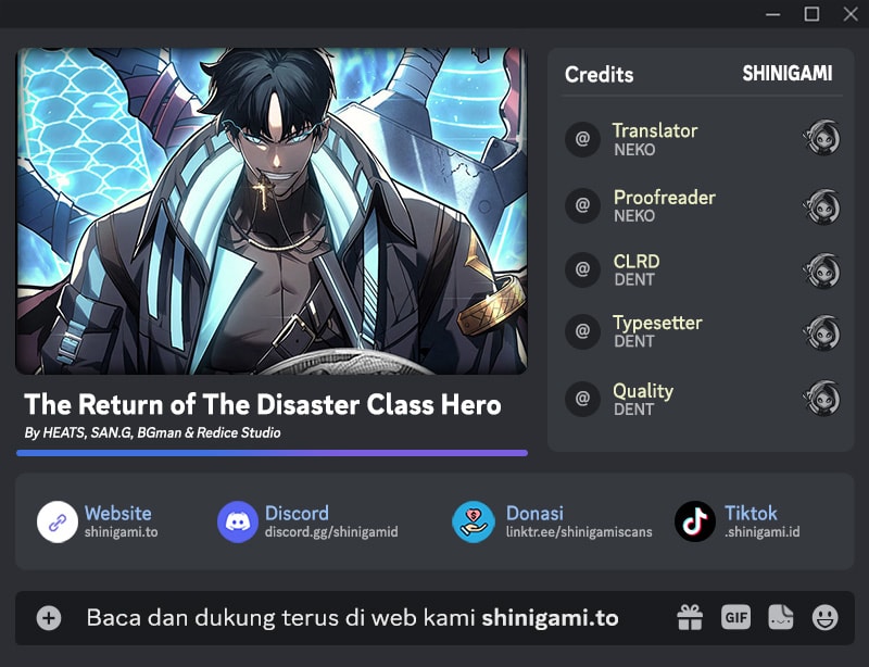 Baca Komik A Disaster-Class Hero Has Returned Chapter 132 Gambar 1