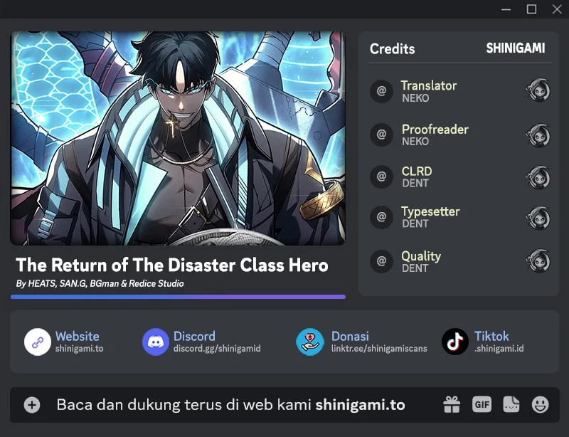 Komik A Disaster-Class Hero Has Returned Chapter 176 gambar 1