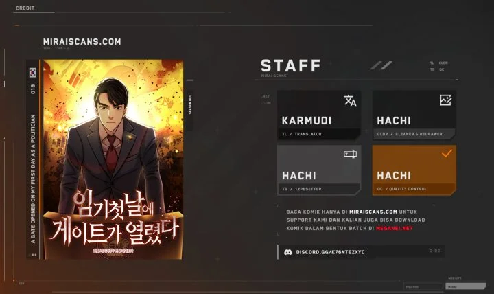 Komik A Gate Opened On My First Day As A Politician Chapter 18 gambar nomor 1