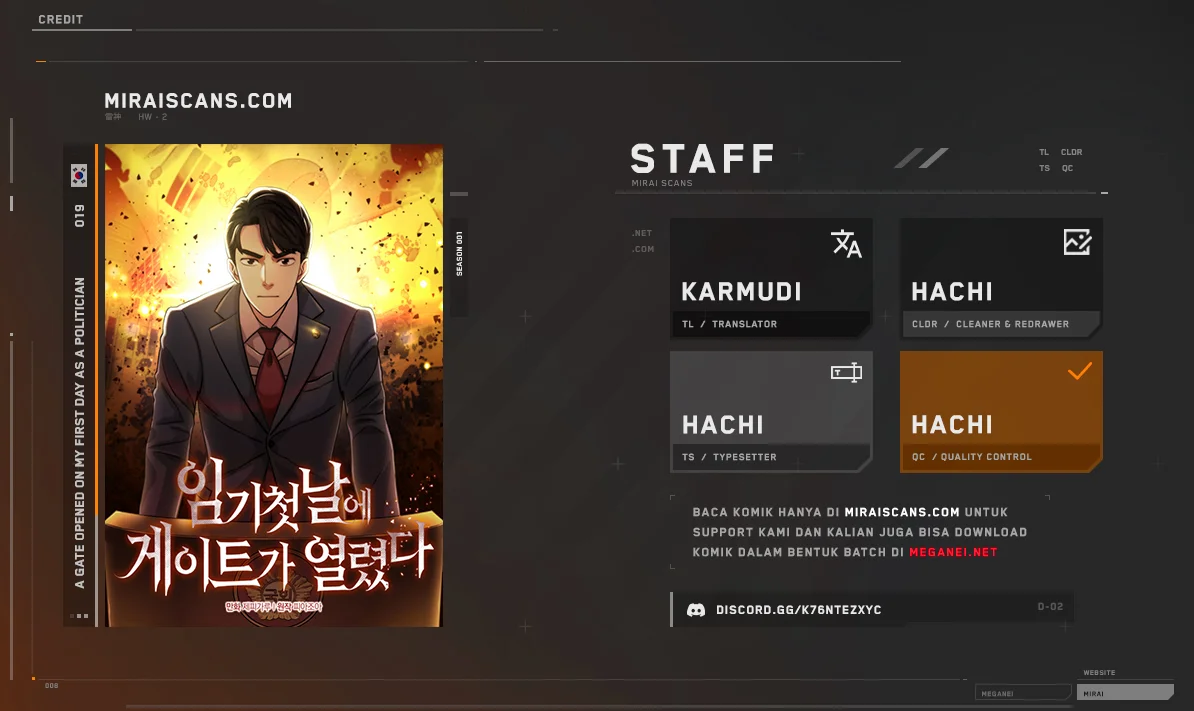 Komik A Gate Opened On My First Day As A Politician Chapter 19 gambar nomor 1