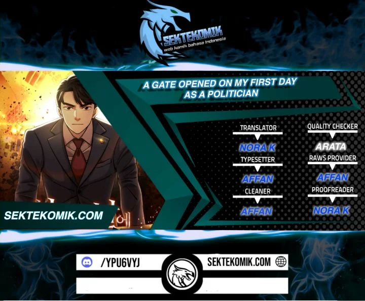 Komik A Gate Opened On My First Day As A Politician Chapter 2 gambar nomor 1