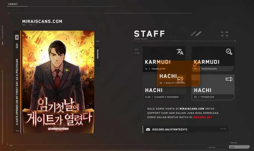 Komik A Gate Opened On My First Day As A Politician Chapter 22 gambar nomor 1