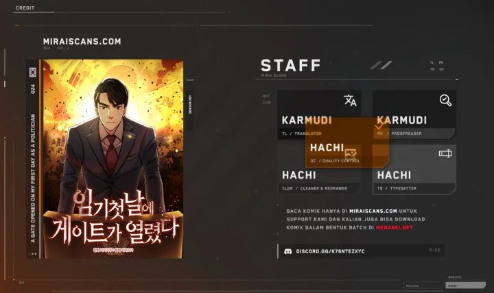 Komik A Gate Opened On My First Day As A Politician Chapter 24 gambar nomor 1