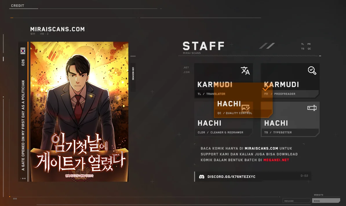 Komik A Gate Opened On My First Day As A Politician Chapter 26 gambar nomor 1