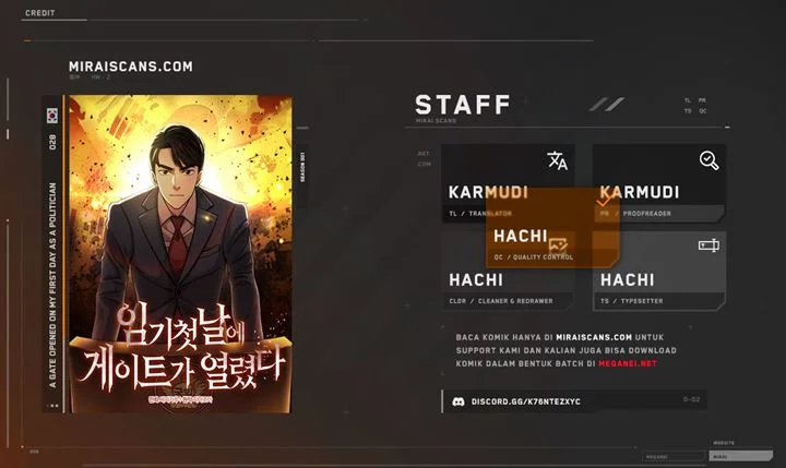 Komik A Gate Opened On My First Day As A Politician Chapter 28 gambar nomor 1