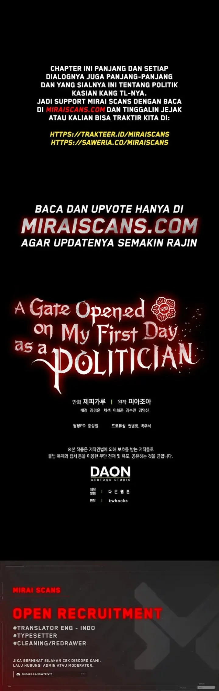 A Gate Opened On My First Day As A Politician Chapter 31 Gambar 77