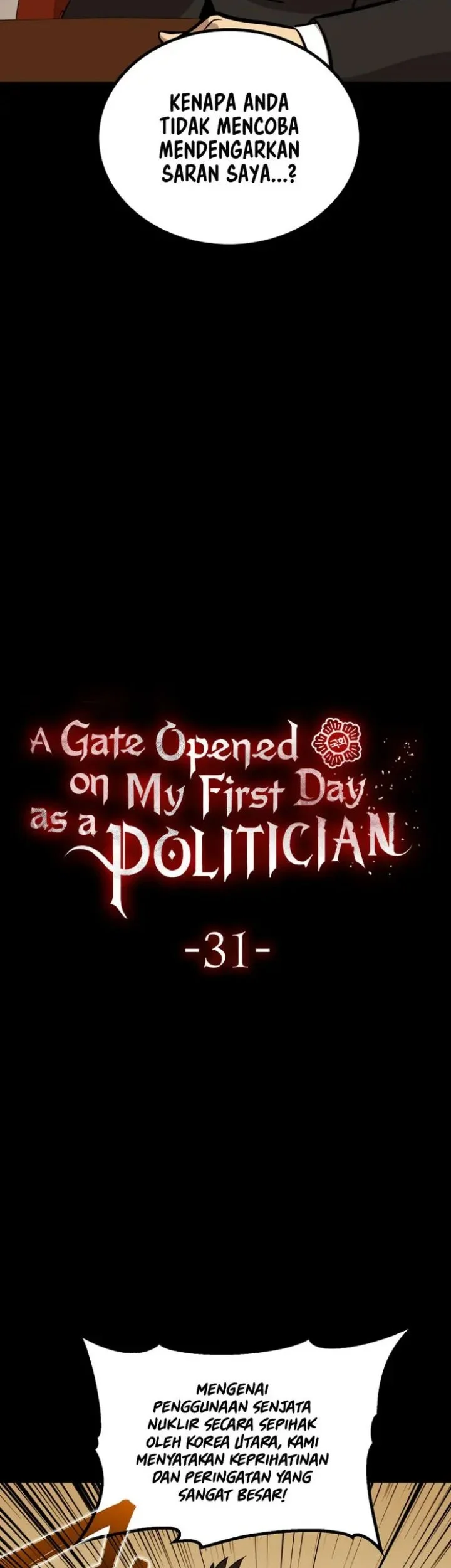A Gate Opened On My First Day As A Politician Chapter 31 Gambar 28