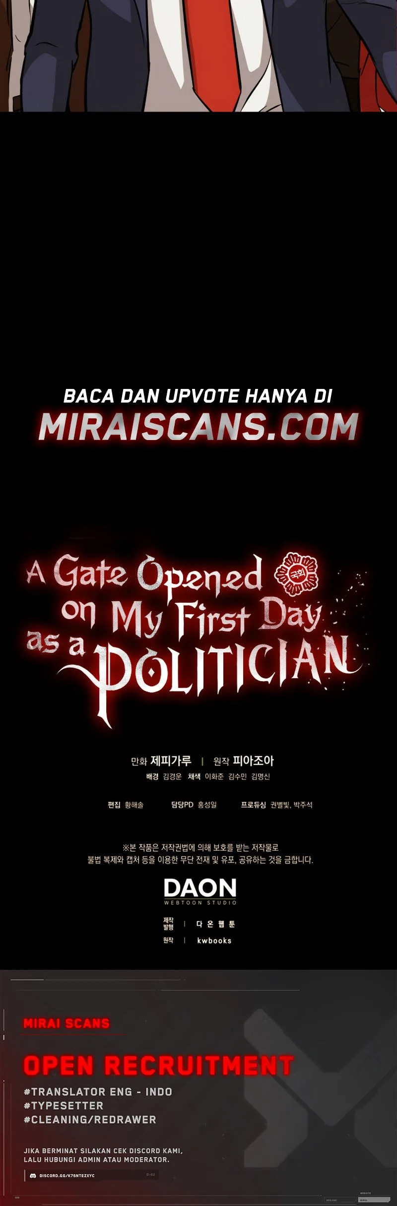 A Gate Opened On My First Day As A Politician Chapter 33 Gambar 64