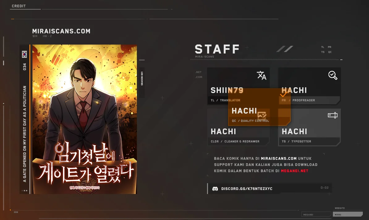 Komik A Gate Opened On My First Day As A Politician Chapter 34 gambar nomor 1