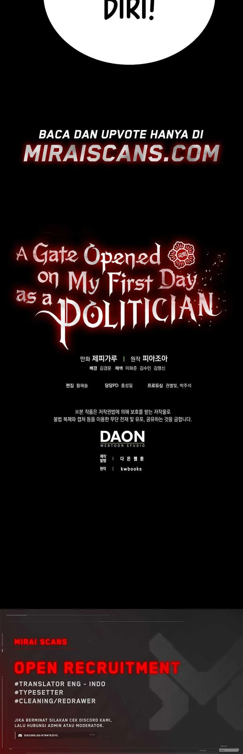 A Gate Opened On My First Day As A Politician Chapter 35 Gambar 71