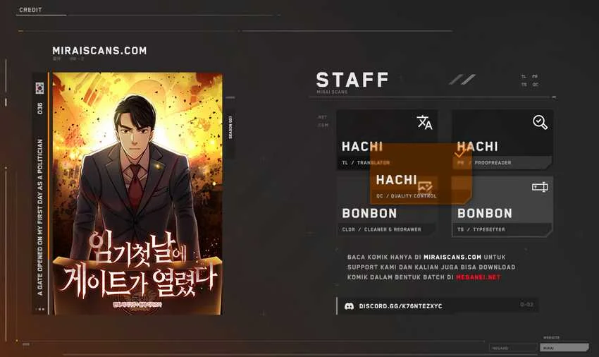 Komik A Gate Opened On My First Day As A Politician Chapter 36 gambar nomor 1