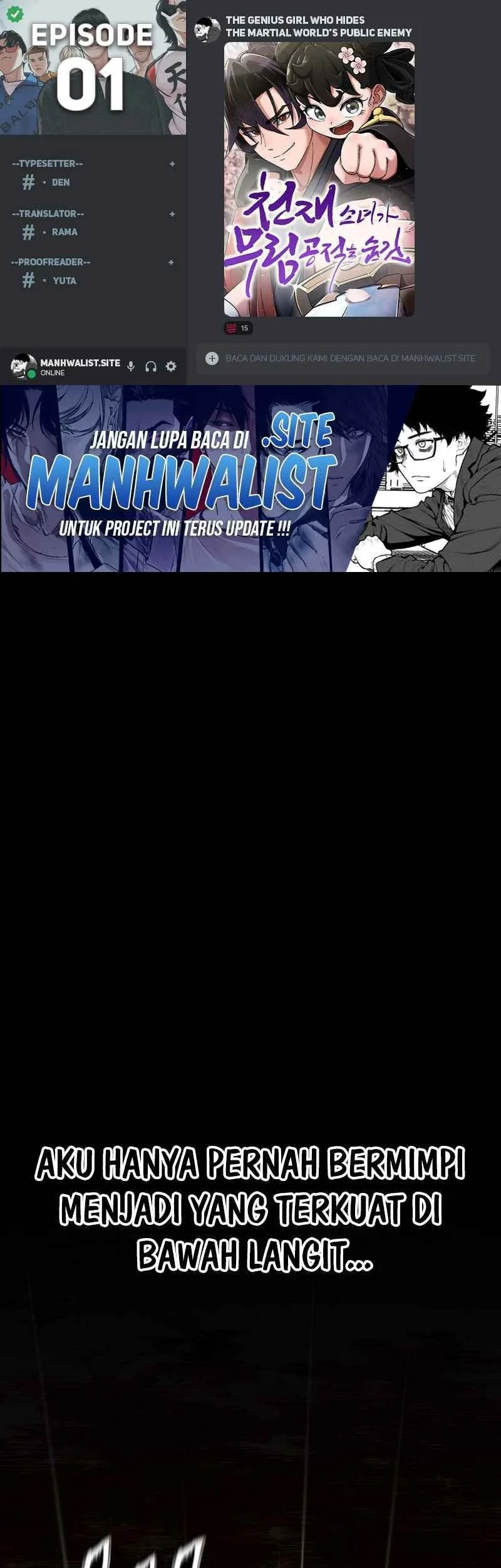 Komik A Genius Girl Hides Her Martial Arts Achievements Chapter 1 gambar nomor 1