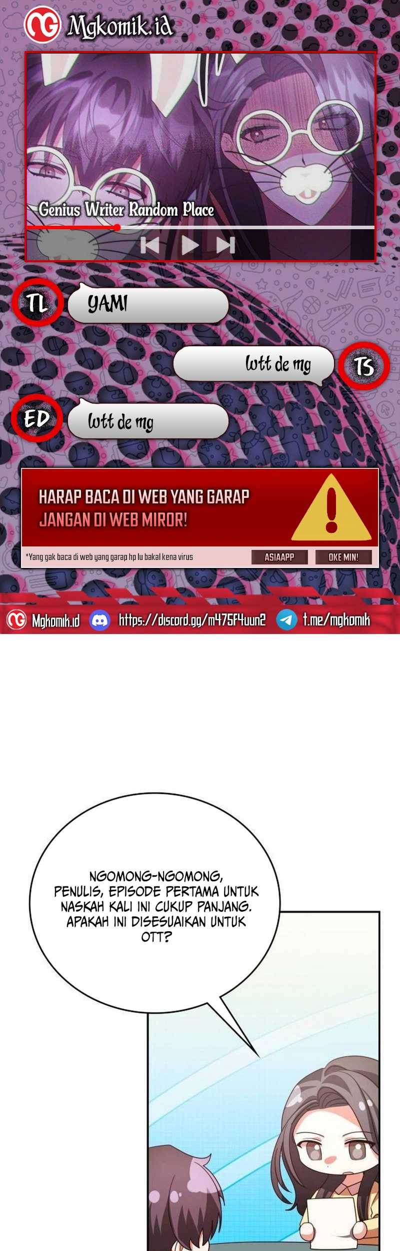 Baca Komik A Genius Writer’s Random Workplace (Genius Artist’s Random Studio) Chapter 58 Gambar 1