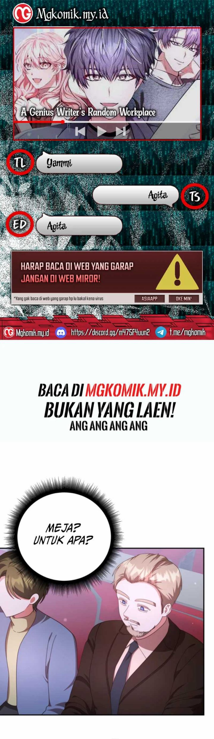Baca Komik A Genius Writer’s Random Workplace (Genius Artist’s Random Studio) Chapter 71 Gambar 1