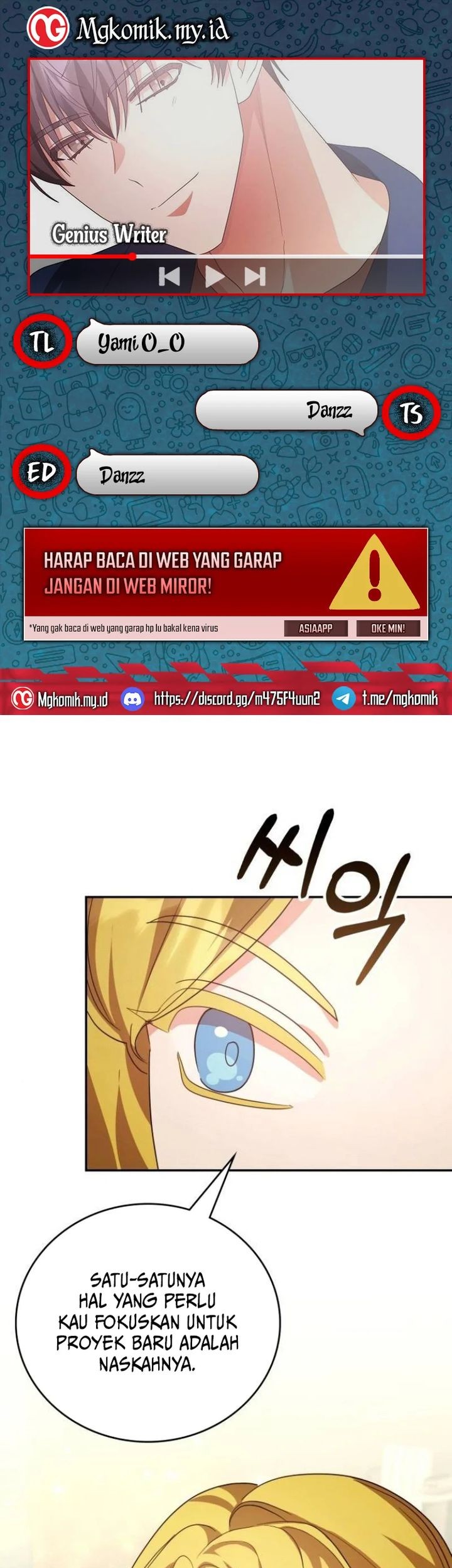 Baca Komik A Genius Writer’s Random Workplace (Genius Artist’s Random Studio) Chapter 72 Gambar 1