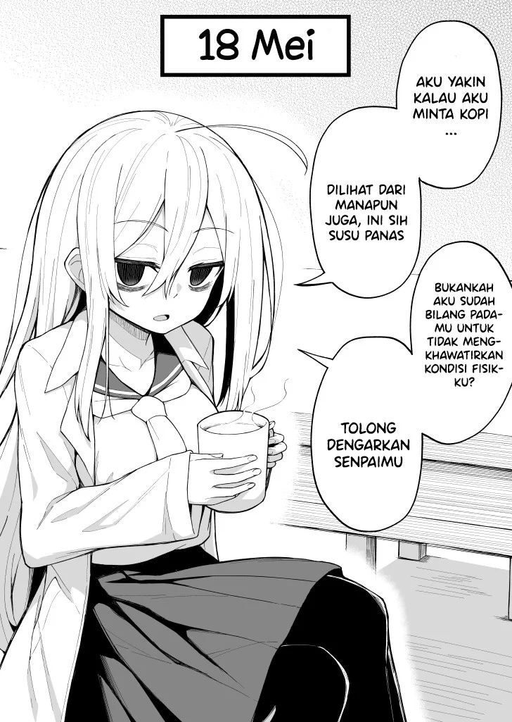 Komik A Girl Whose Dark Circles in Her Eyes Disappear as the Story Progresses Chapter 2 gambar nomor 1