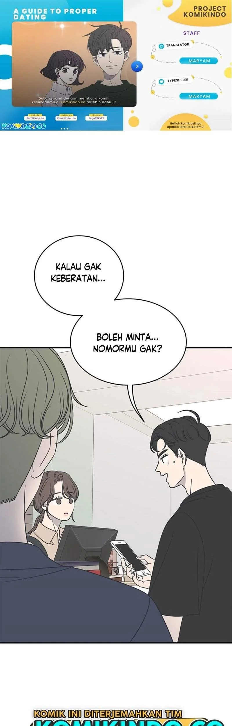 Komik A Guide to Proper Dating Chapter 77 gambar nomor 1