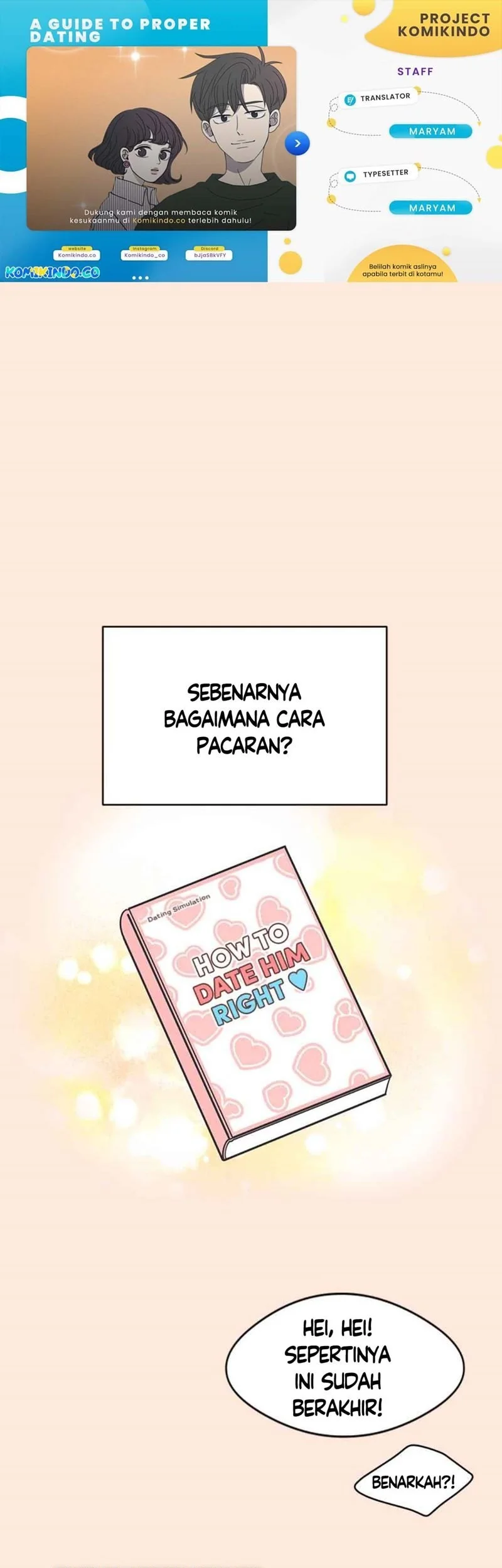 Komik A Guide to Proper Dating Chapter 99 gambar nomor 1
