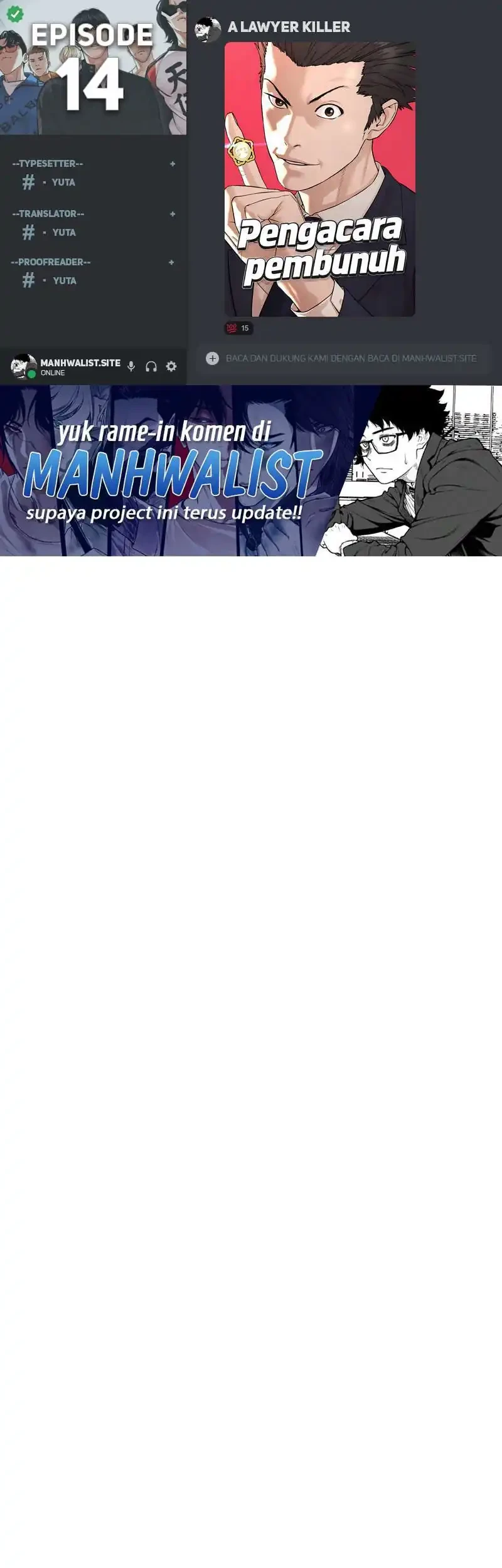 Komik A Lawyer Killler (Killer Lawyer) Chapter 14 gambar nomor 1