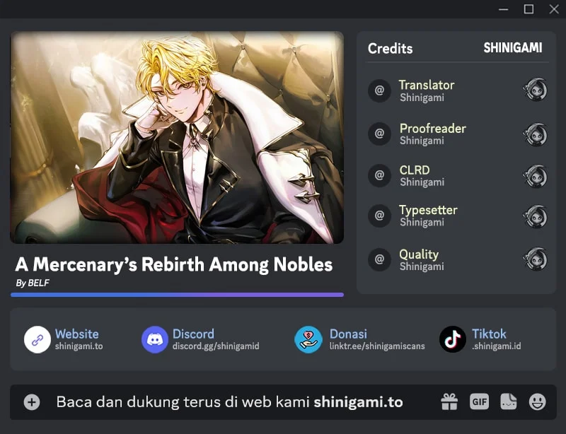 Komik A Mercenary’s Rebirth Among Nobles Chapter 1 gambar nomor 1