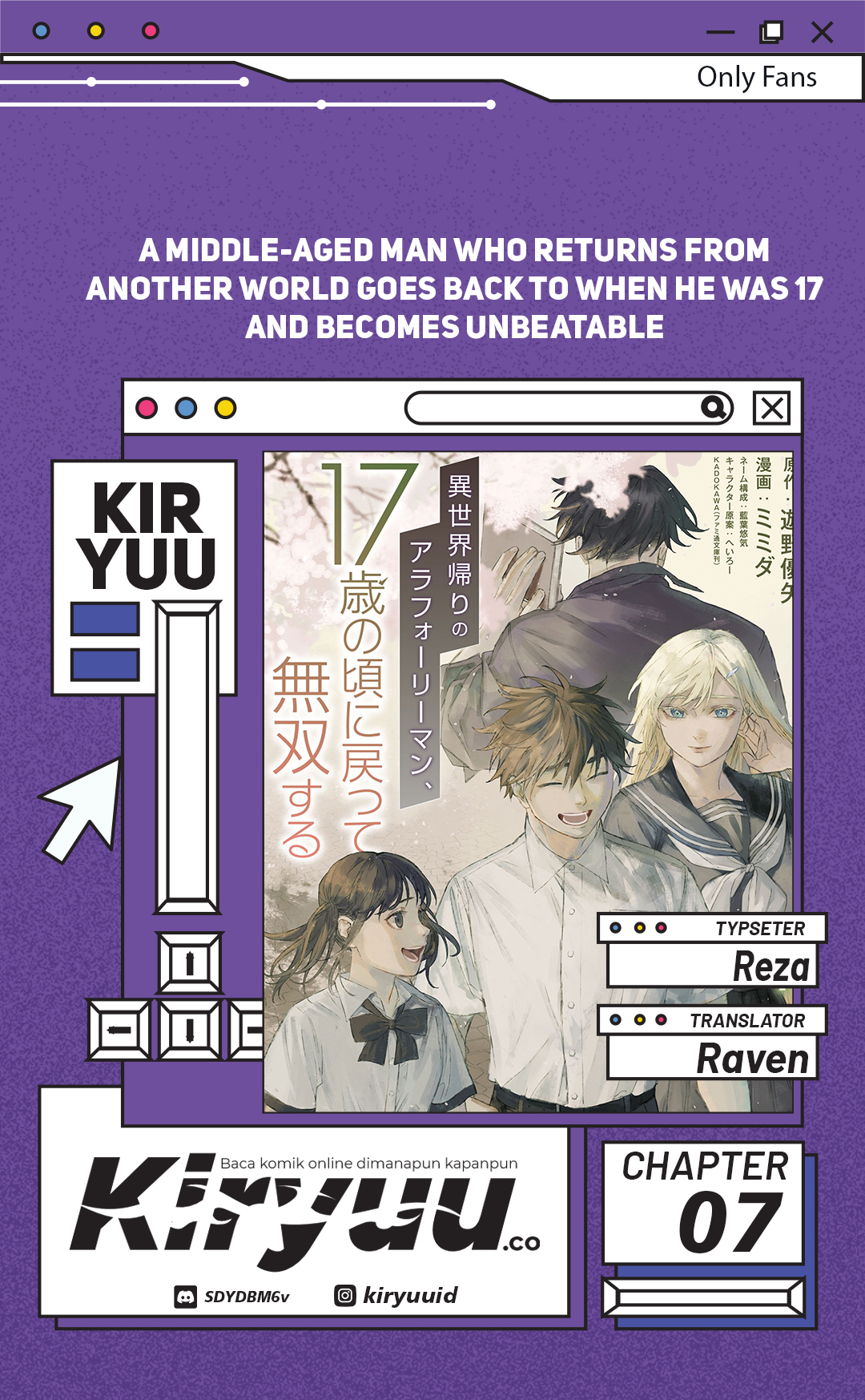 Baca Komik A Middle-Aged Man Who Returns From Another World Goes Back to When He Was 17 and Becomes Unbeatable Chapter 7 Gambar 1