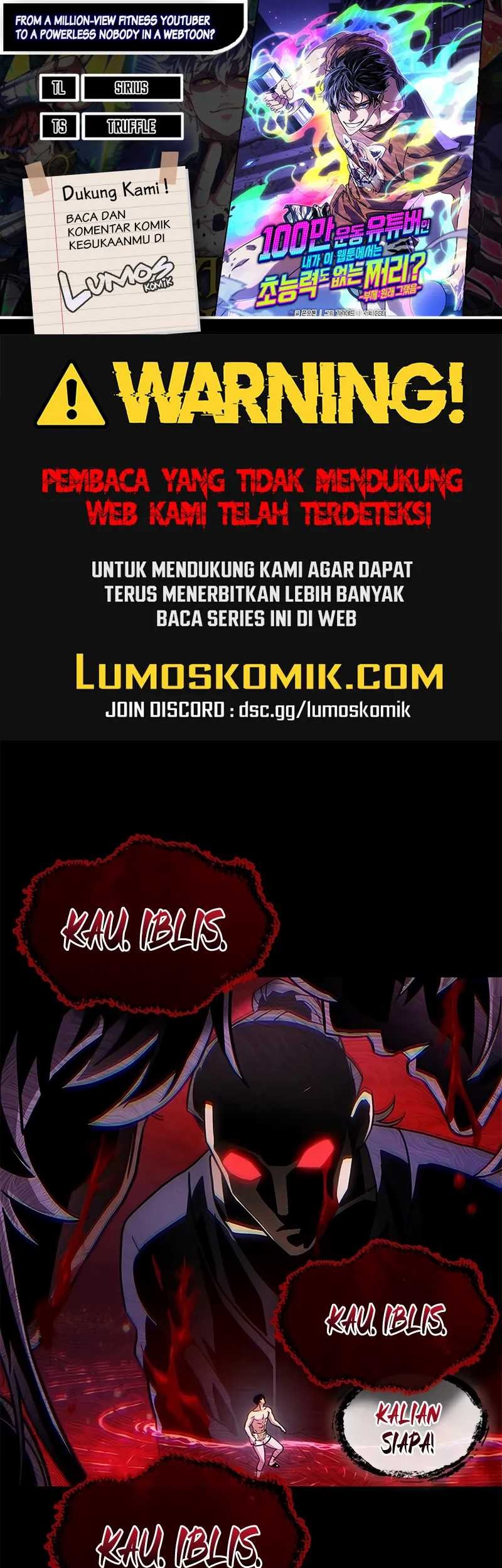 Baca Komik A Million-Sub Gym Influencer Becomes A Webtoon Loser? Chapter 11 Gambar 1