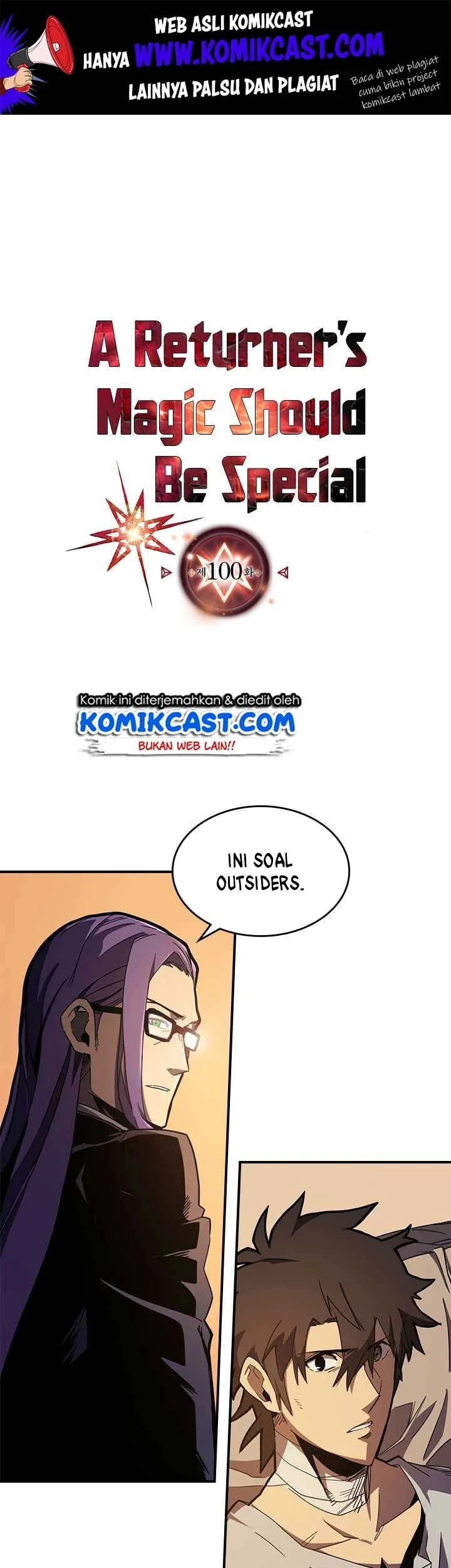 Manhwa A Returner's Magic Should Be Special Chapter 100 gambar nomor 2