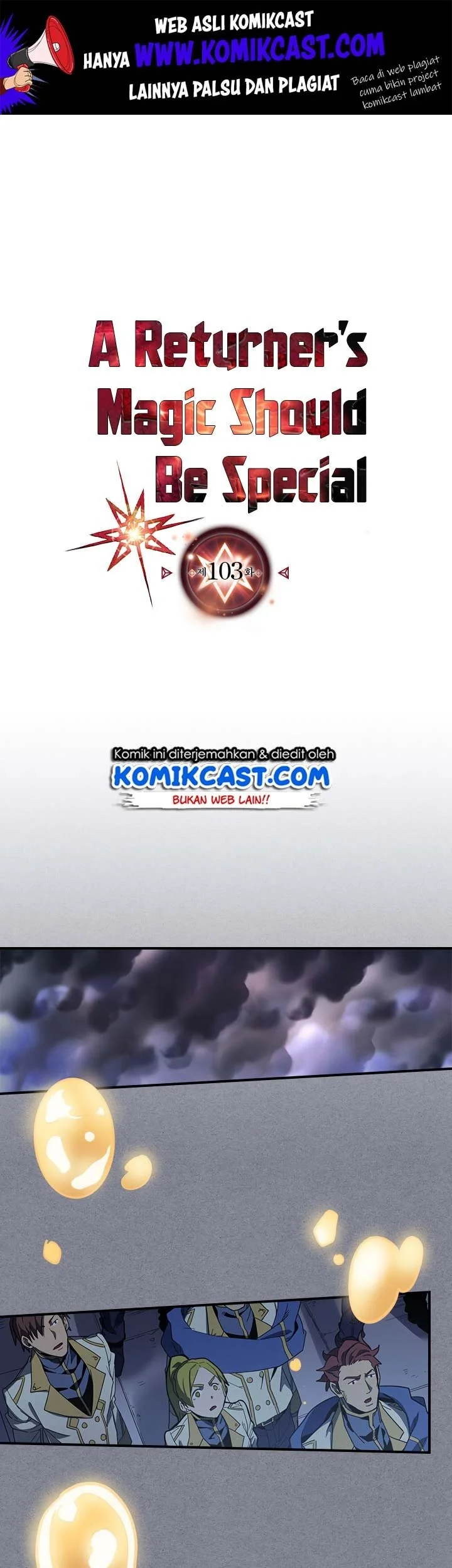 Manhwa A Returner's Magic Should Be Special Chapter 103 gambar nomor 2