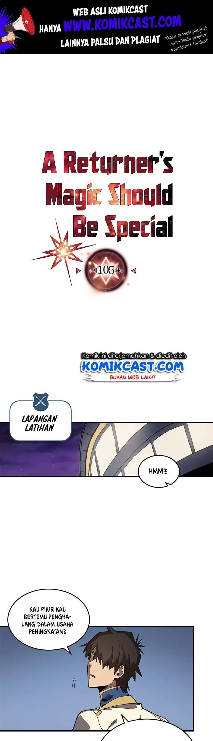 Manhwa A Returner's Magic Should Be Special Chapter 105 gambar nomor 2