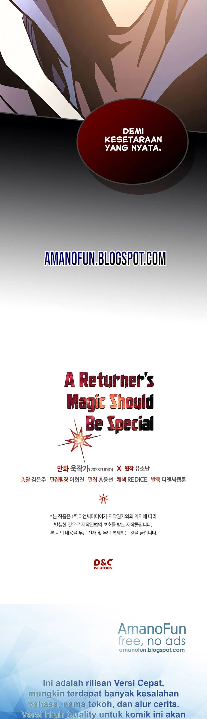 A Returner's Magic Should Be Special Chapter 112 Gambar 43