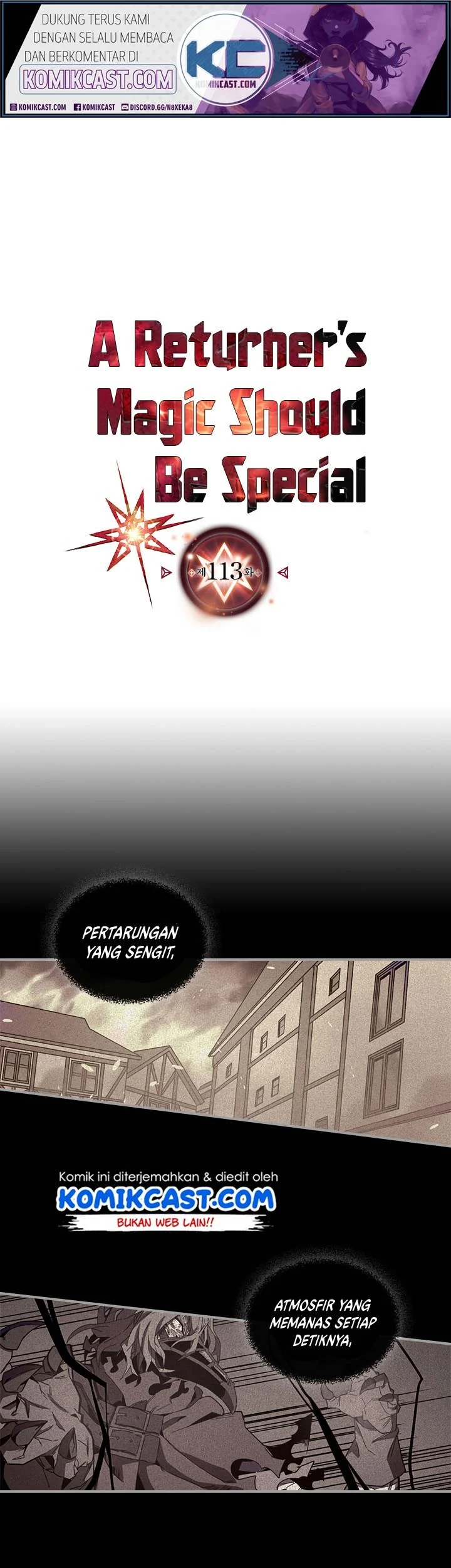 Manhwa A Returner's Magic Should Be Special Chapter 113 gambar nomor 2
