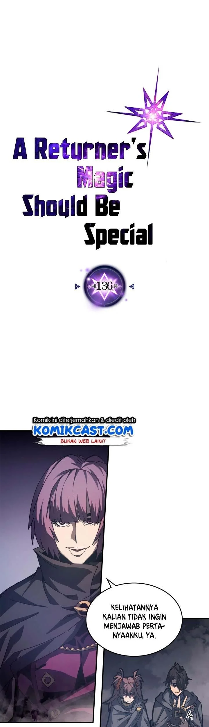 Komik A Returner's Magic Should Be Special Chapter 136 gambar nomor 1