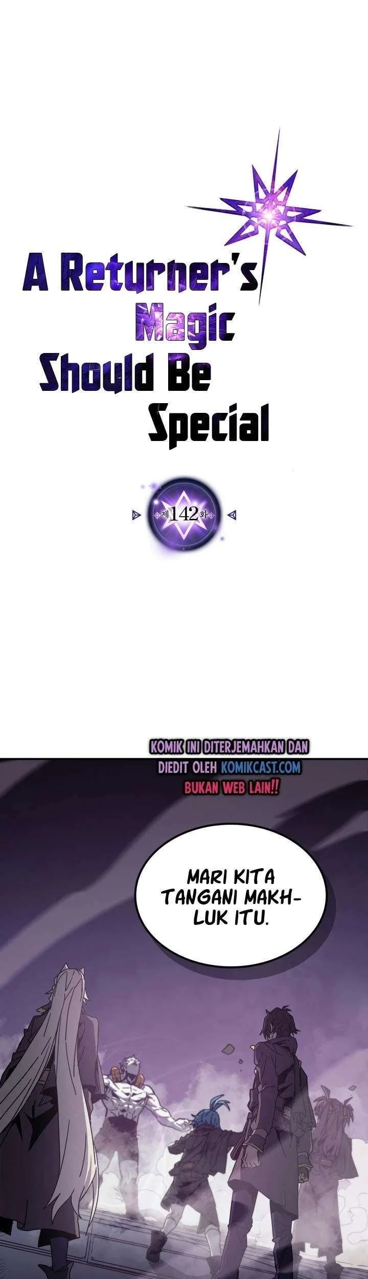 Komik A Returner's Magic Should Be Special Chapter 142 gambar nomor 1