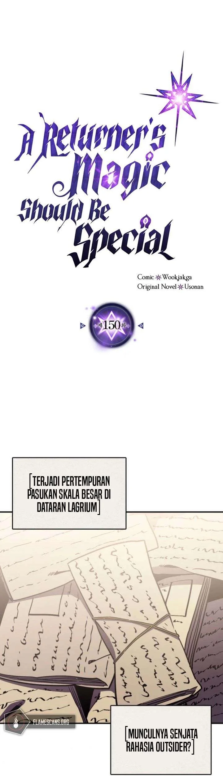 Komik A Returner's Magic Should Be Special Chapter 150 gambar nomor 1