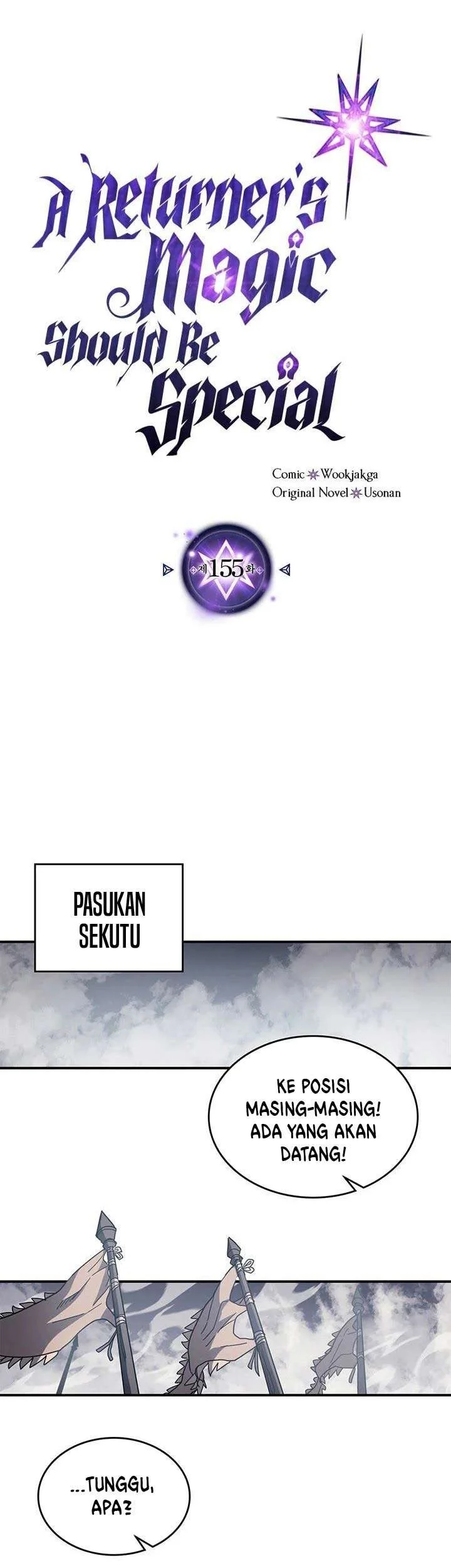 Komik A Returner's Magic Should Be Special Chapter 155 gambar nomor 1