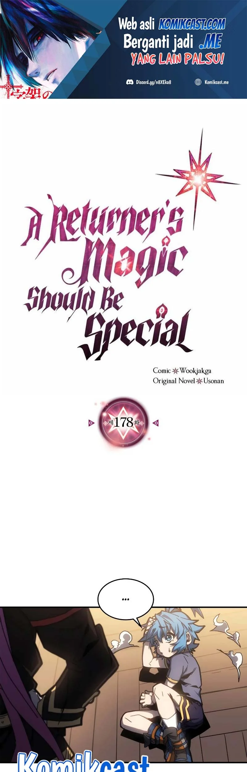 Komik A Returner's Magic Should Be Special Chapter 178 gambar nomor 1
