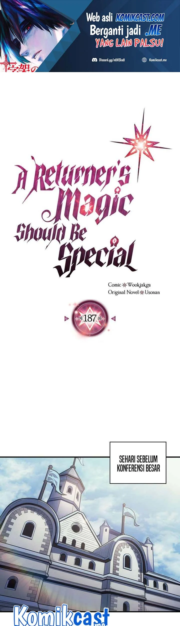 Komik A Returner's Magic Should Be Special Chapter 187 gambar nomor 1