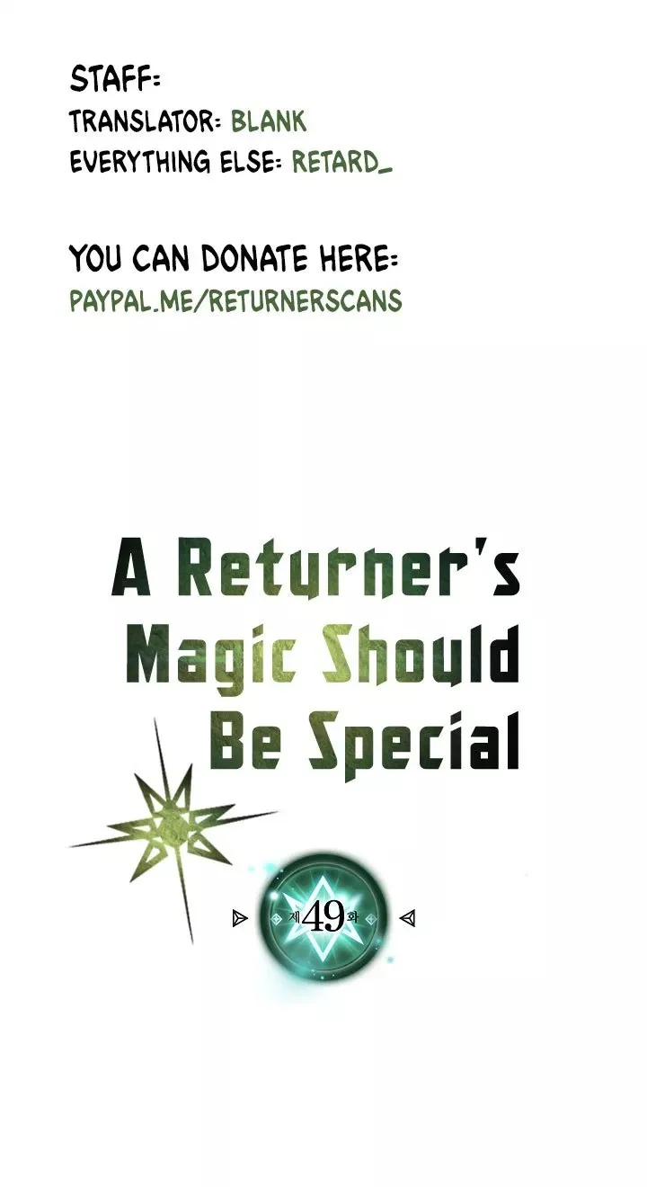 Manhwa A Returner's Magic Should Be Special Chapter 49 gambar nomor 2