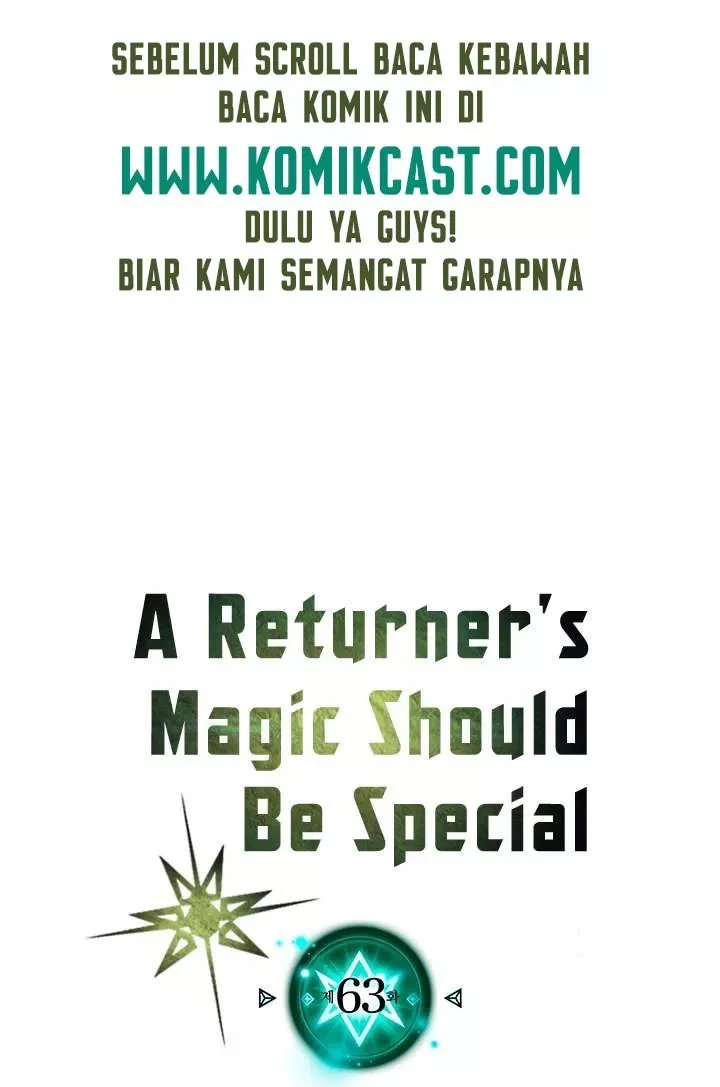 Manhwa A Returner's Magic Should Be Special Chapter 63 gambar nomor 2